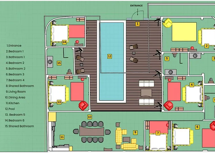 Brand New 6bed Villa! Location! A Step-free Design Highlight For Families&friends *